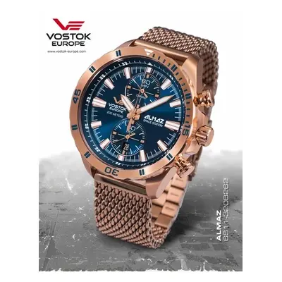 Hodinky Vostok Almaz Chronograf 6S11/320B262B + Dárek zdarma