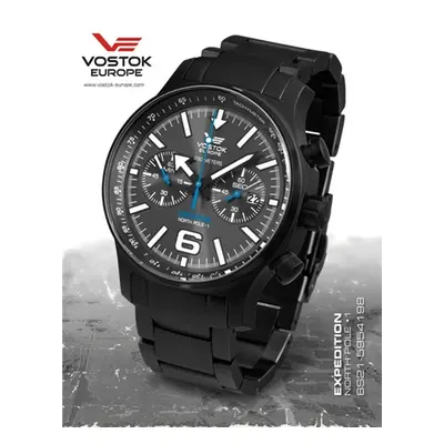 Hodinky Vostok Expedition North Pole Chrono 6S21/5954198-b + Dárek zdarma