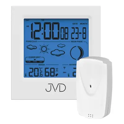 Meteorologická stanice a budík JVD RB672.2