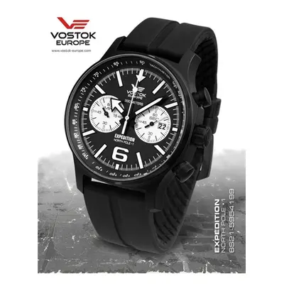 Hodinky Vostok Expedition North Pole Chrono 6S21/5954199 + Dárek zdarma