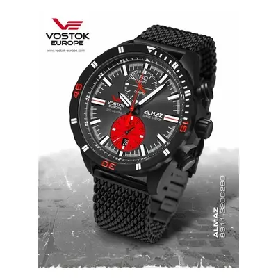 Hodinky Vostok Almaz Chronograf 6S11/320C260B + Dárek zdarma