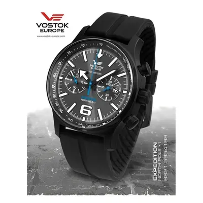 Hodinky Vostok Expedition North Pole Chrono 6S21/5954198S + Dárek zdarma