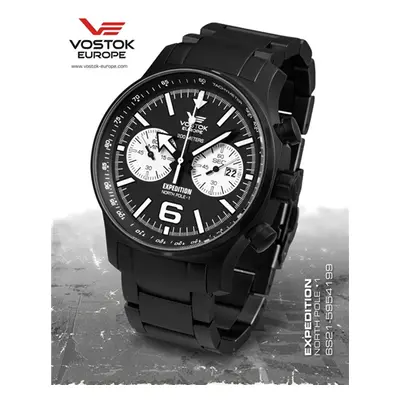 Hodinky Vostok Expedition North Pole Chrono 6S21/5954199-b + Dárek zdarma