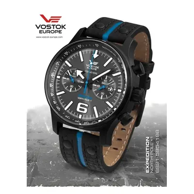 Hodinky Vostok Expedition North Pole Chrono 6S21/5954198 + Dárek zdarma