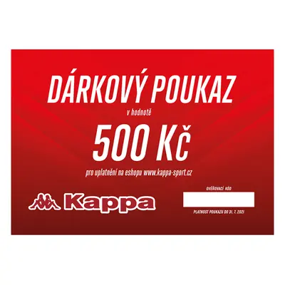 Dárkový poukaz KAPPA 500 Kč