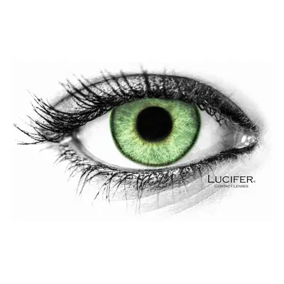 Lucifer Barevné čočky - dioptrické - CLOUD R GREEN (2 čočky) - -3.00