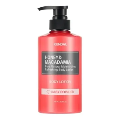 KUNDAL Přírodní tělové mléko Honey & Macadamia Body Lotion (500 ml) - English Rose