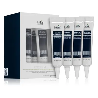 La´dor LA'DOR Regenerační esence na vlasy Keratin Power Glue Ampoule (4 x 15 g)