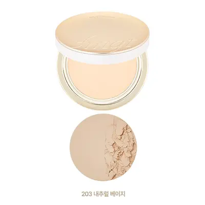 THE FACE SHOP Pudr fmgt Gold Collagen Ampoule Two-Way Pact - #203 Natural Beige