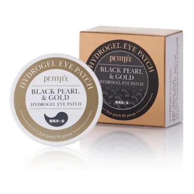 Petitfée PETITFÉE Hydrogelové masky pod oči Black Pearl and Gold Hydrogel Eye Patch (60 ks)