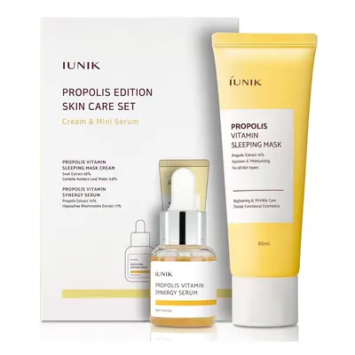 iUNIK Propolis Edition Skincare Set (Cream & Mini Serum)