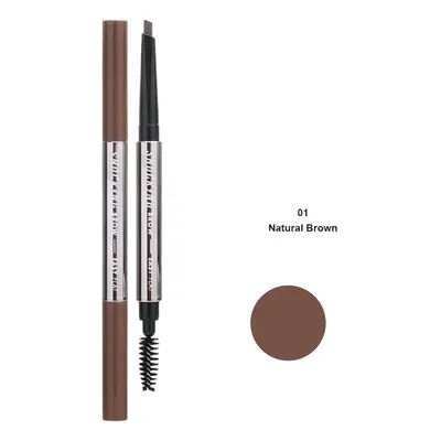 TONYMOLY Tužka na obočí s kartáčkem The Shocking Vegan Brow Easy Flat - #01 Natural Brown