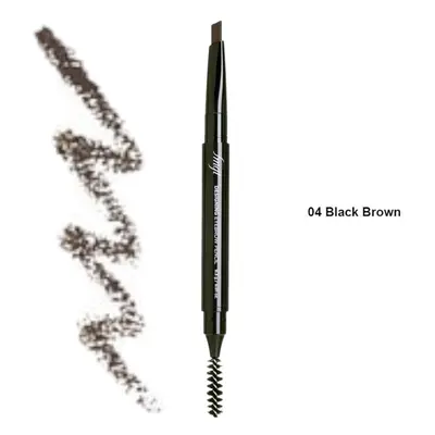 THE FACE SHOP Tužka na obočí s kartáčkem fmgt Designing Eyebrow Pencil - #04 Black Brown