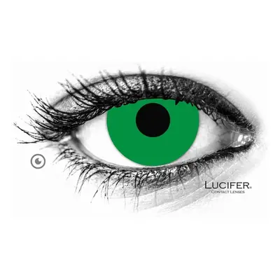 Lucifer Crazy čočky - nedioptrické - GREEN (2 čočky)