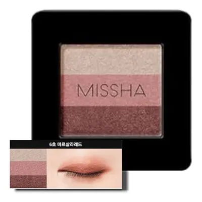 MISSHA Oční stíny Triple Shadow - No. 6 Marsala Red