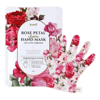 Petitfée PETITFEE & KOELF Maska na ruce Rose Petal Satin Hand Mask (1 pár)