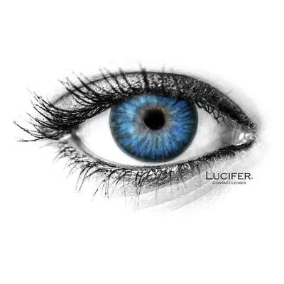 Lucifer Barevné čočky - nedioptrické - AMAZON BLUE (2 čočky)