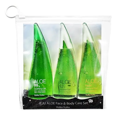 HOLIKA HOLIKA Sada kosmetiky s Aloe Vera Jeju Aloe Face and Body Care Set