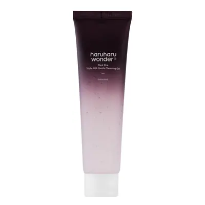 HARUHARU WONDER Čisticí pleťový gel Black Rice Triple AHA Gentle Cleansing Gel (100 ml)