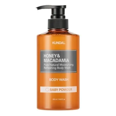 KUNDAL Přírodní sprchový gel Honey & Macadamia Body Wash (500 ml) - Baby Powder