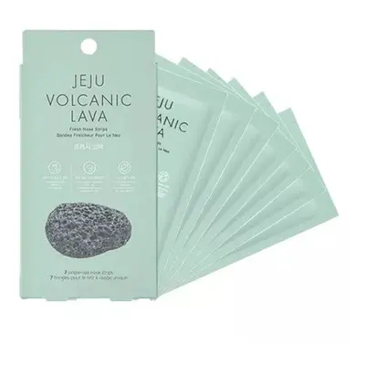 THE FACE SHOP Čisticí náplasti na nos Jeju Volcanic Lava Nose Strips Set (7 ks) - #01 Fresh