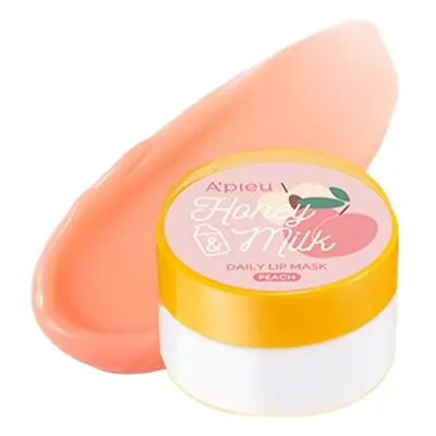 A'PIEU Maska a balzám na rty Honey Milk Daily Lip Mask - Peach