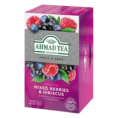 Ahmad Tea | Mixed Berries & Hibiscus | 20 alu sáčků