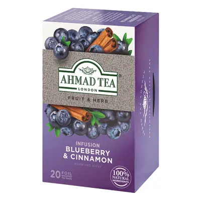 Ahmad Tea | Blueberry & Cinnamon | 20 alu sáčků