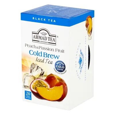 Ahmad Tea | Peach & Passion Fruit Cold Brew | 20 alu sáčků