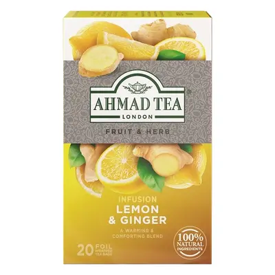 Ahmad Tea | Lemon & Ginger | 20 alu sáčků