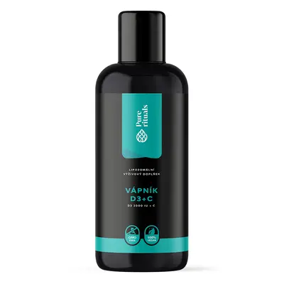 Pure rituals lipozomální Vápník D3+C, 200 ml