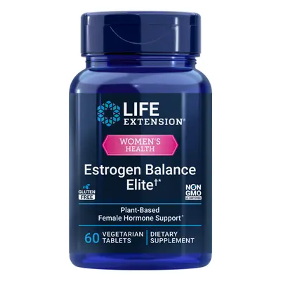 Life Extension Estrogen Balance Elite, Hormonální podpora pro ženy, 60 tablet