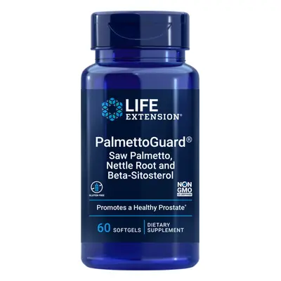 Life Extension PalmettoGuard®, Prostata a močové cesty, 60 softgel kapslí