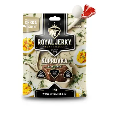 Sušené maso – Royal Jerky | Hovězí, Koprovka | 22 g