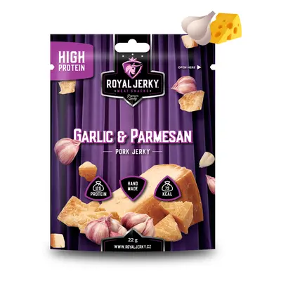 Sušené maso – Royal Jerky | Vepřové, Garlic&Parmesan| 22 g