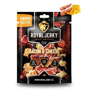 Sušené maso – Royal Jerky | Vepřové, Bacon&Cheese | 22 g