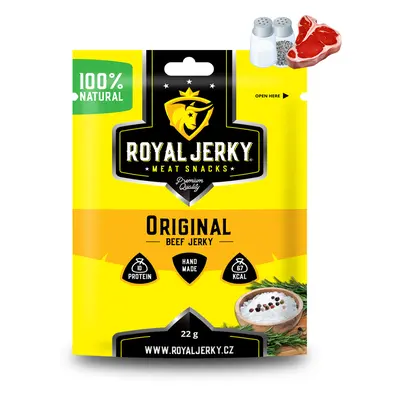 Sušené maso – Royal Jerky | Hovězí, Original | 22 g