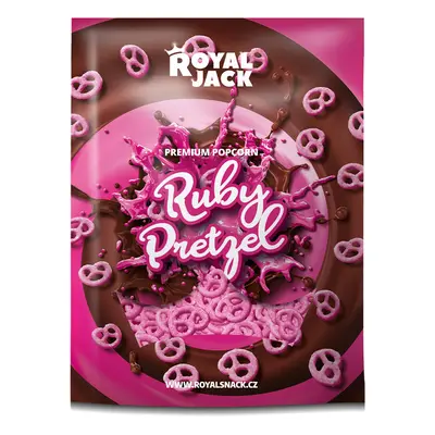 Sušené maso – Royal Jerky | Royal Jack - Ruby Pretzel (preclíky v ruby čokoládě) | 110 g