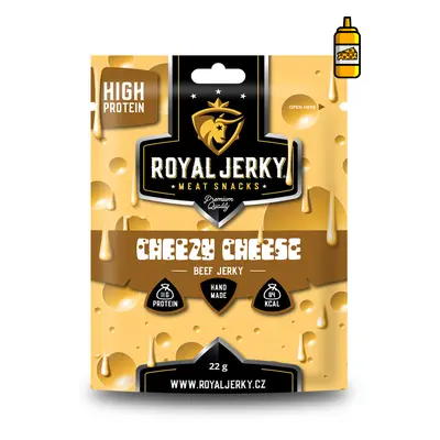 Sušené maso – Royal Jerky | Hovězí, Cheezy Cheese| 22 g