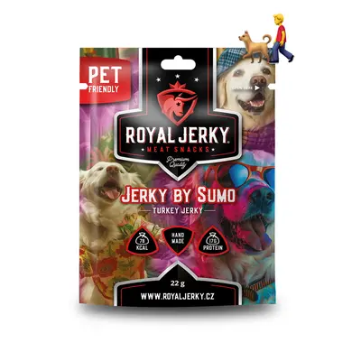 Royal Jerky Jerky by Sumo (krůtí sušené maso se solí a bylinkami)