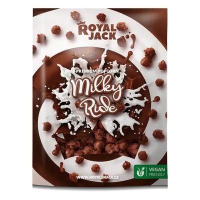 Sušené maso – Royal Jerky | Royal Jack - Milky Ride (popcorn v mléčné VEGAN čokoládě) | 90 g