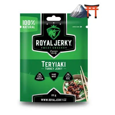 Sušené maso – Royal Jerky | Krůtí, Teriyaki | 22 g