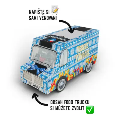 Sušené maso – Royal Jerky | Vánoční modrý FOOD TRUCK plný sušeného masa (7x jerky) | 154 g