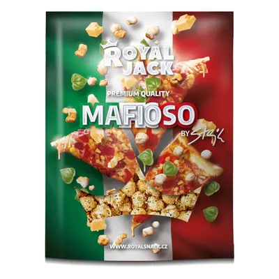 Sušené maso – Royal Jerky | Royal Jack - Mafioso by Stejk (popcorn s pizza příchutí) | 35 g