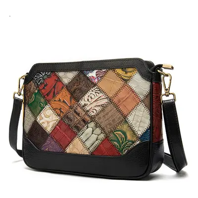 Patchwork crossbody kabelka se vzory Barva (Varianta): Design 2