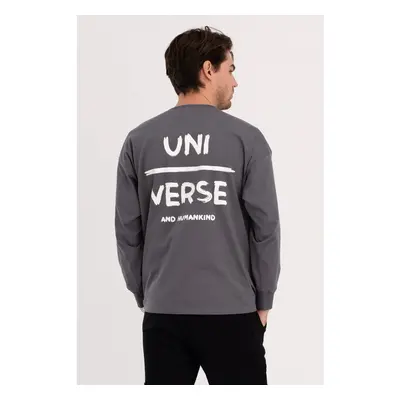 Tričko s dlouhým rukávem UNISEX UNI VERSE B212 Barva: Grafitová