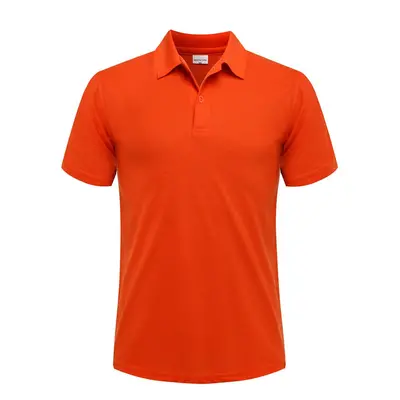 Jednobarevné polo tričko na Golf košile UNISEX Barva: Oranžová