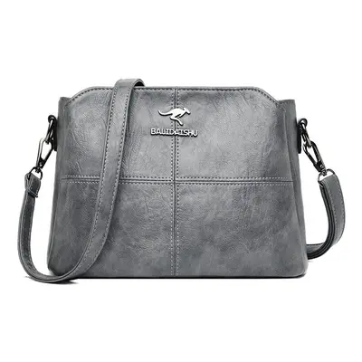 Prostorná kabelka crossbody Barva: Šedá