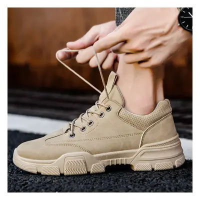 Pánské workery šněrovací sneakers trekové Barva: Khaki