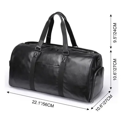 Stylová cestovní taška pravá kůže duffle bag Barva (Varianta): Design1 (56cm)